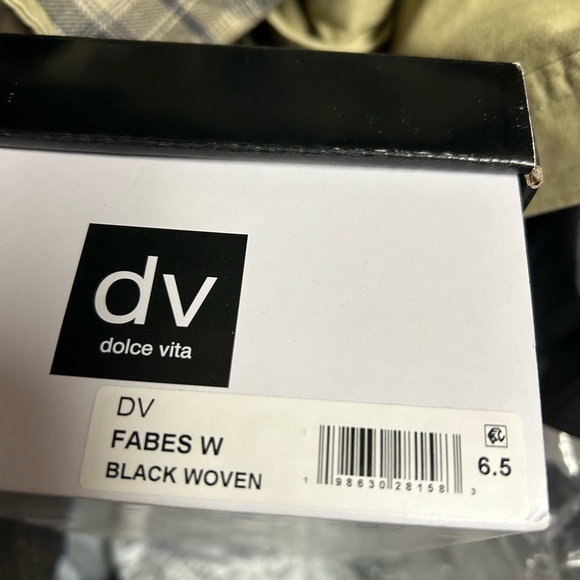 DV Dolce Vita Mulaney Mary Jane Black Woven Shoes - Picture 7 of 7